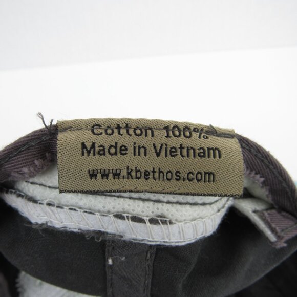 Floral Cactus Embroidered Gray Kbethos Vintage Women's Cap Distressed Adult Hat - Picture 11 of 11